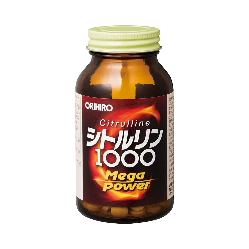 Viên uống bổ sung năng lượng Orihiro Mega Power Citrulline 1000mg 240 viên