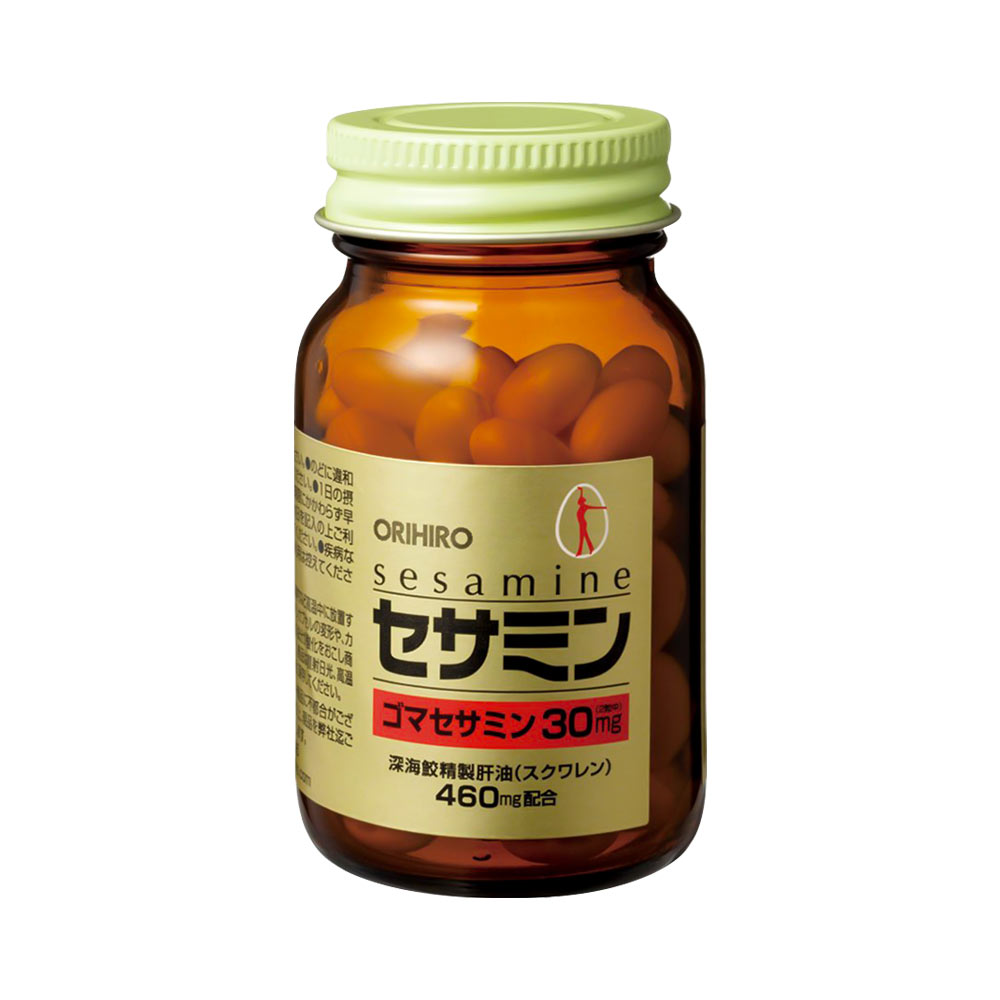 Viên uống hỗ trợ tim mạch Orihiro Sesamin & Squalene 60 viên