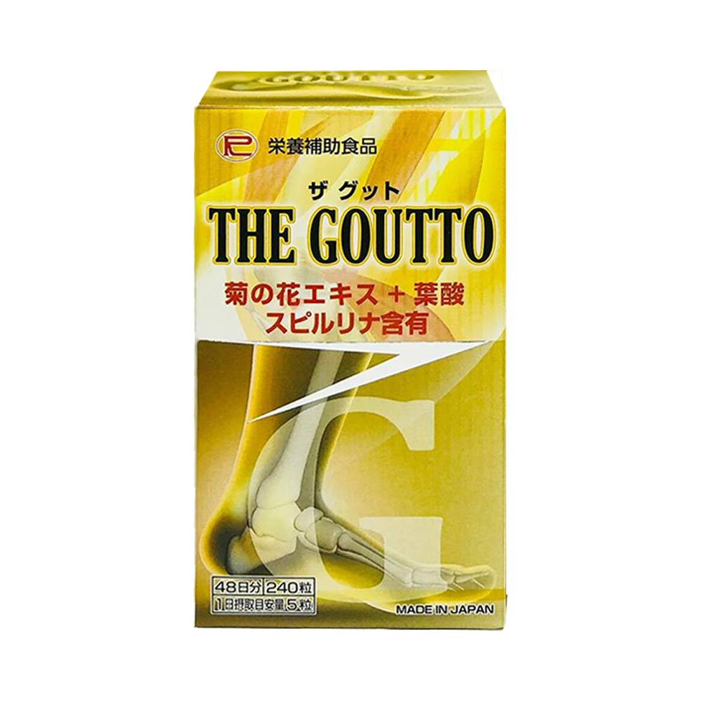 Viên uống hỗ trợ điều trị Gout Ribeto Shoji The Goutto 240 viên