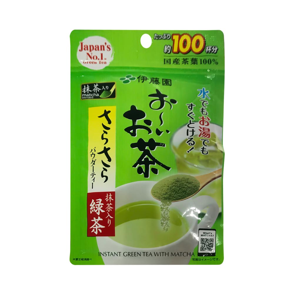 Bột trà xanh nguyên chất Itoen Oi Ocha Sarasara Matcha 80g