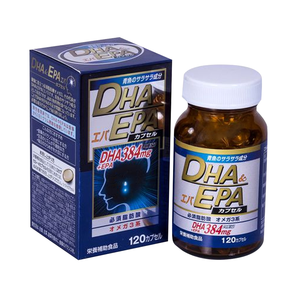 Viên uống bổ não DHA/EPA Wellness Japan Soft Capsule 120 viên