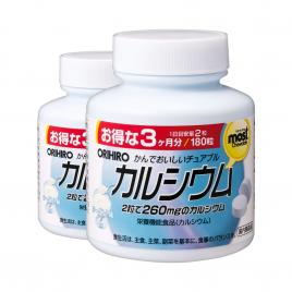 Combo 2 hộp viên nhai bổ sung Kẽm Orihiro Most Chewable 180 viên (Vị sữa chua)
