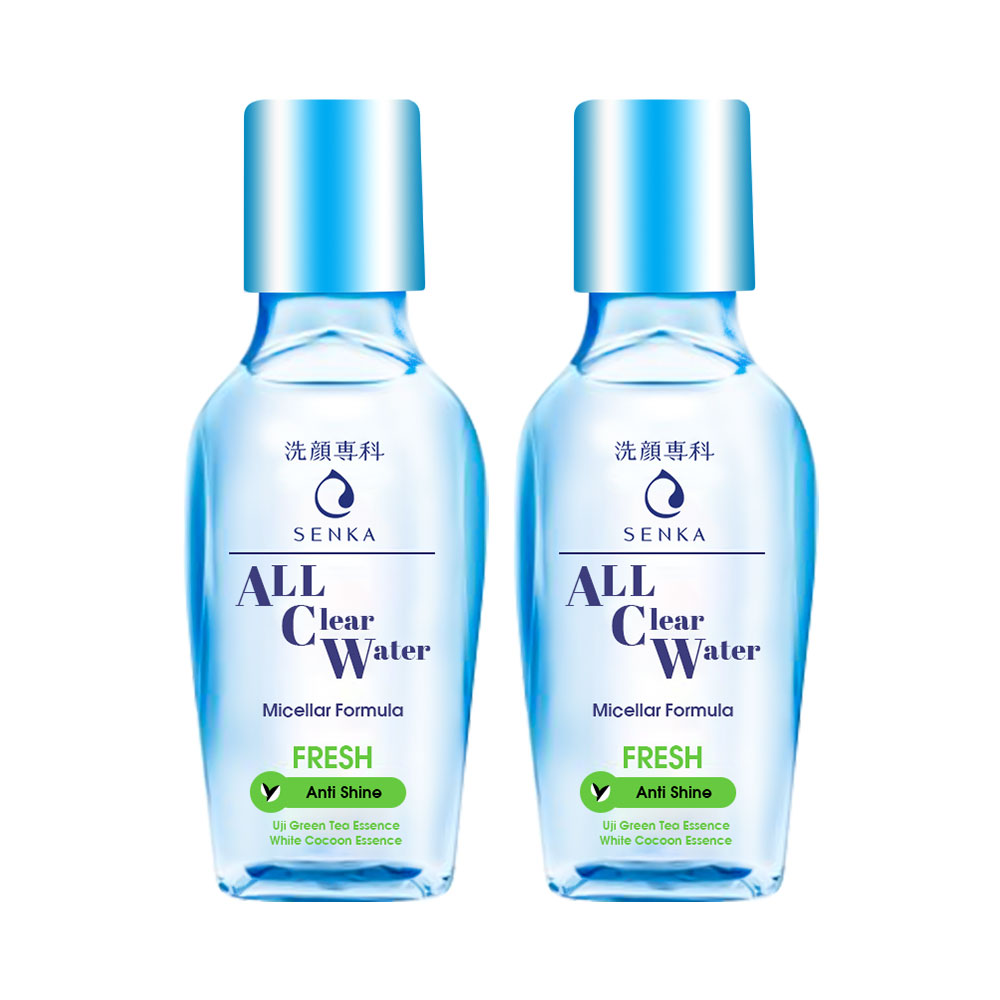 Combo 2 chai nước tẩy trang Senka All Clear Water Fresh 70ml	