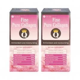 Combo 2 hộp viên uống đẹp da Fine Pure Collagen Q 375 viên