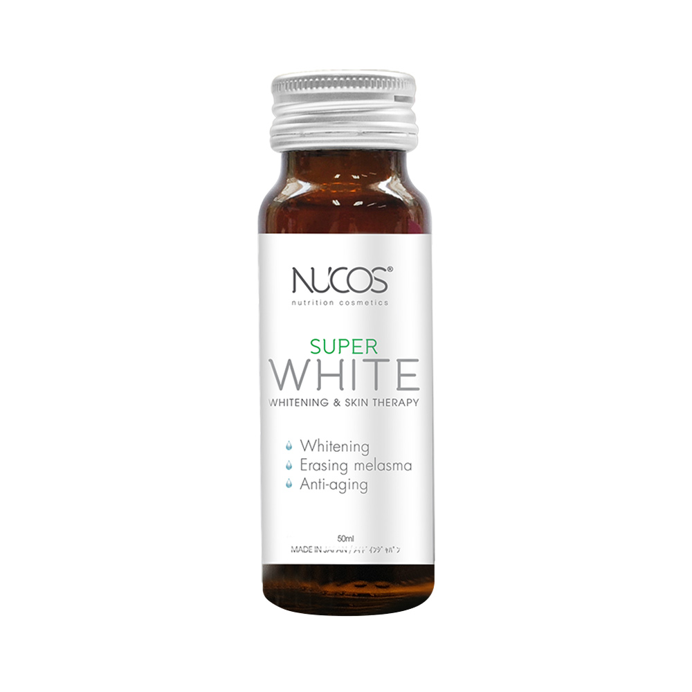 Nước uống Collagen trắng da, giảm nám Nucos Super White (Hộp 10 chai x 50ml)