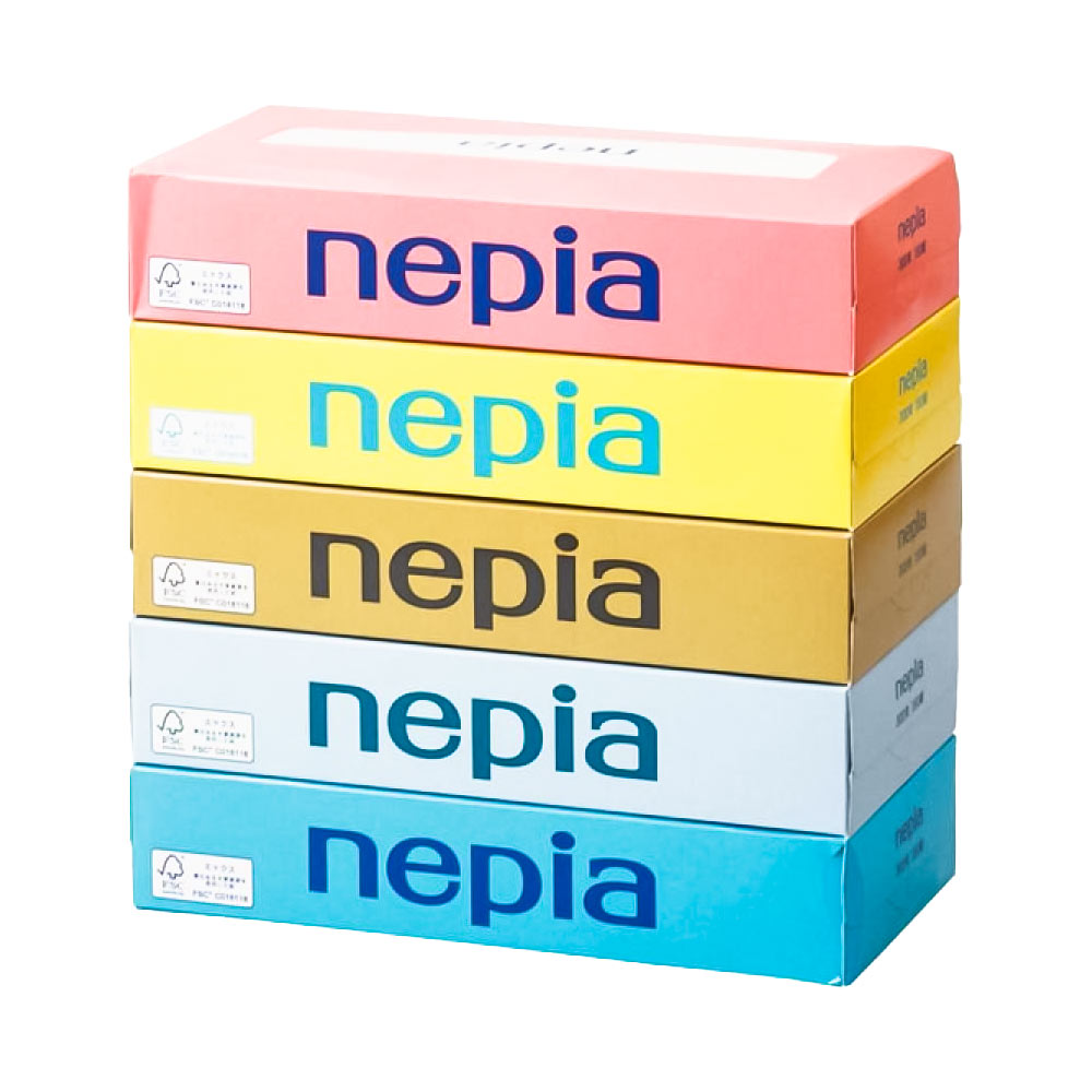 Set 5 hộp giấy ăn Nepia (5 hộp x 150 tờ)