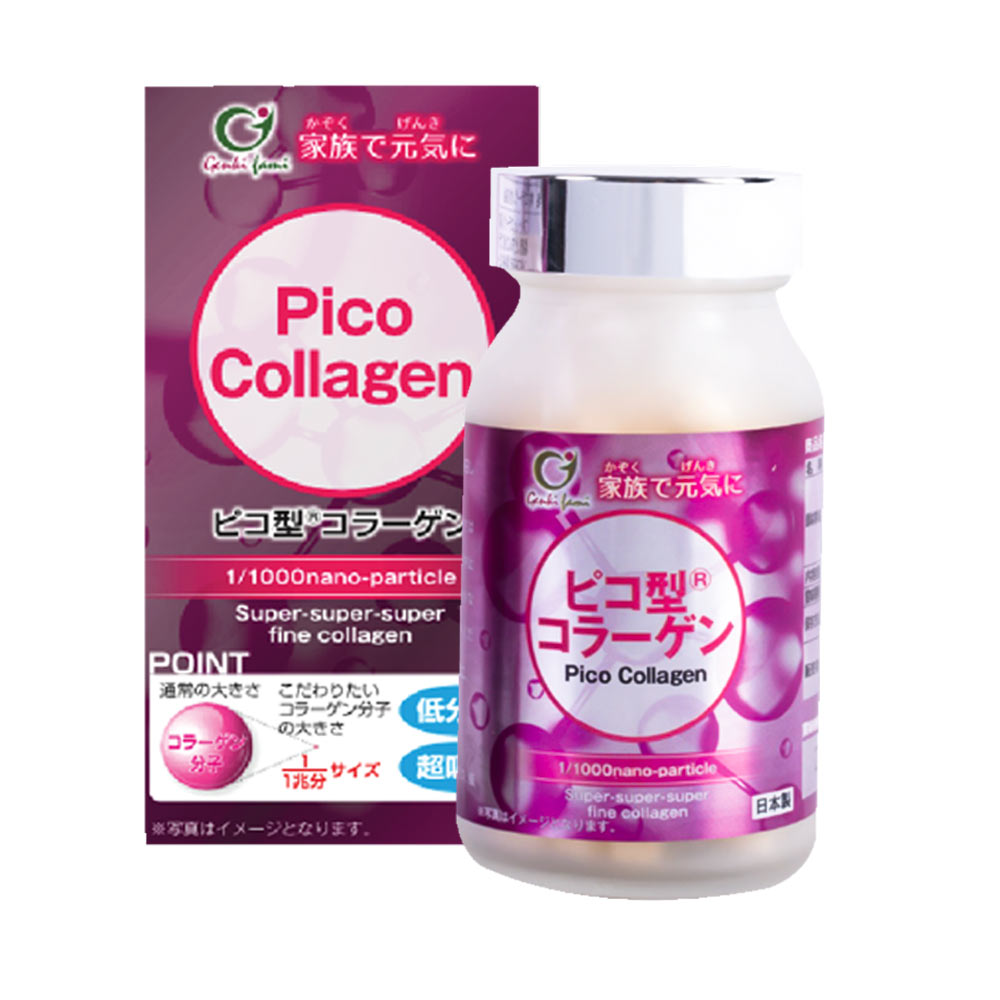 Viên uống Collagen Genki Fami Pico Collagen 450mg 180 viên