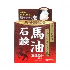 Xà phòng rửa mặt tinh chất dầu ngựa Meishoku Horse Oil Beauty Moisture Soap 80g