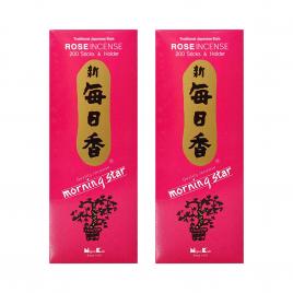 Combo 2 hộp hương Nippon Kodo Morning Star Rose 200 que (Hương hoa hồng)