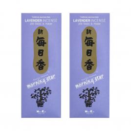 Combo 2 hộp hương Nippon Kodo Morning Star Lavender 200 que (Hương oải hương)