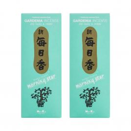Combo 2 hộp hương Nippon Kodo Morning Star Gardenia 200 que (Hương hoa dành dành)