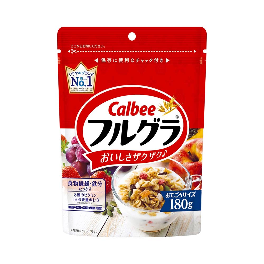 Ngũ cốc trái cây Calbee Nhật Bản 180g