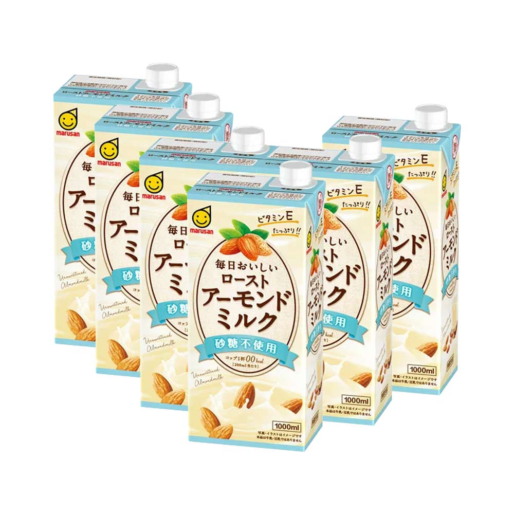 Combo 6 hộp sữa hạnh nhân không đường Marusan Original 1000ml