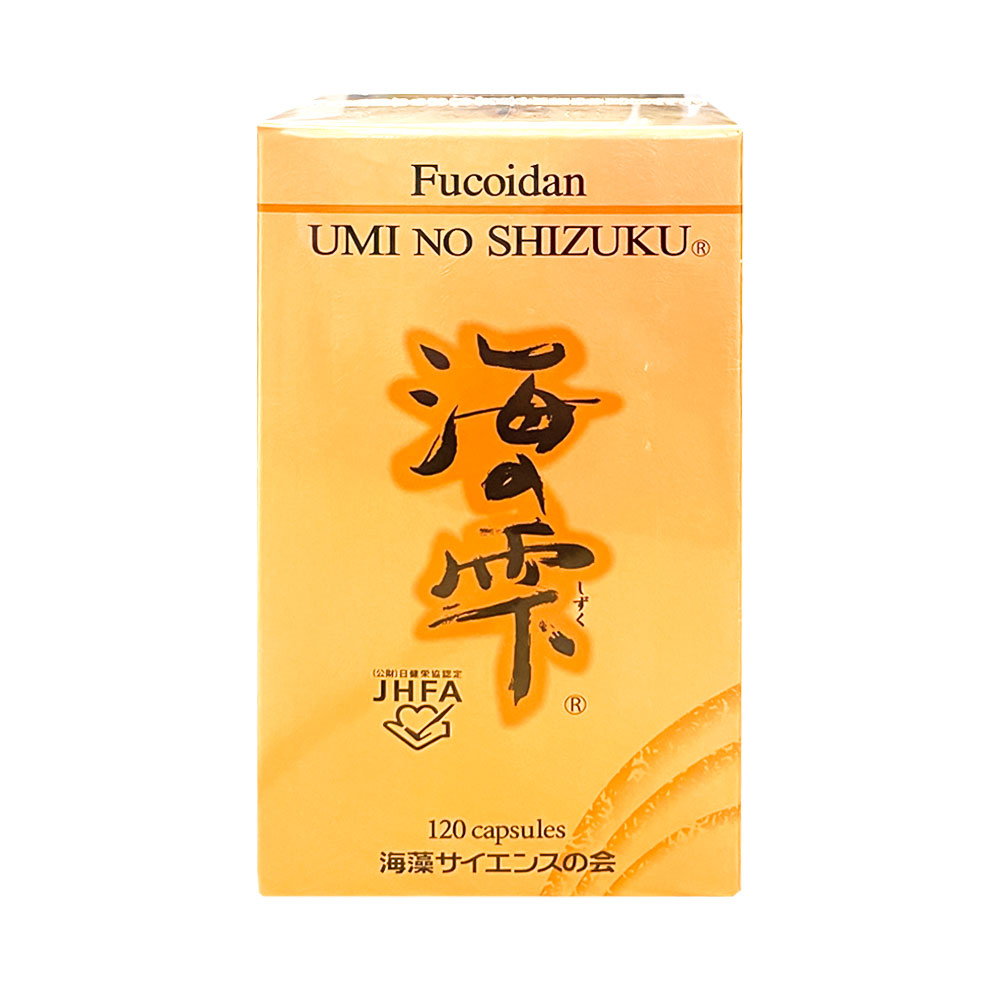 Viên uống hỗ trợ điều trị ung thư Fucoidan Umi No Shizuku 120 viên (Nội địa Nhật Bản)