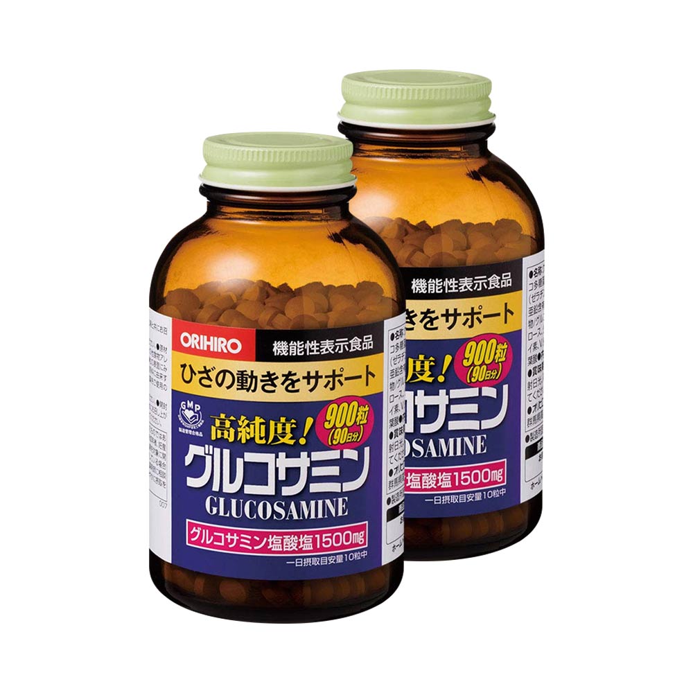 Combo 2 hộp viên uống bổ xương khớp Glucosamine Orihiro 900 viên (Chính hãng)