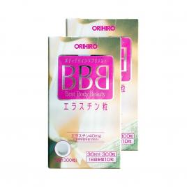 Combo 2 hộp viên uống hỗ trợ nở ngực Orihiro BBB Best Body Beauty 300 viên (Chính hãng)