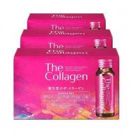 Combo 3 hộp nước uống The Collagen Shiseido (Hộp 10 chai x 50ml) (Chính hãng)