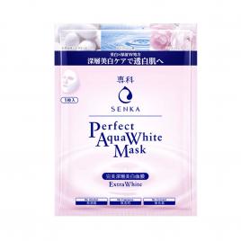 Mặt nạ dưỡng da trắng hồng Senka Perfect Aqua Extra White 1 miếng