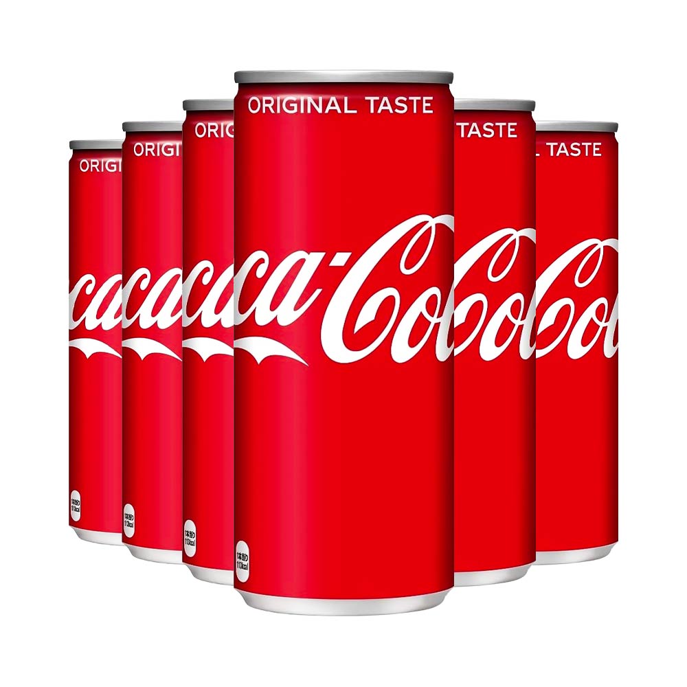 Combo 6 lon nước ngọt Coca-Cola Nhật 500ml