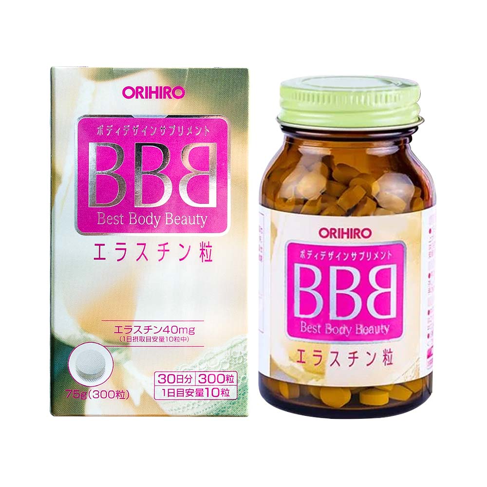 Viên uống hỗ trợ nở ngực Orihiro BBB Best Body Beauty 300 viên (Chính hãng)