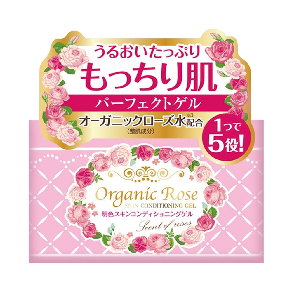 Gel dưỡng hoa hồng 5 in 1 Meishoku Organic Rose Skin Conditioner Gel 90g