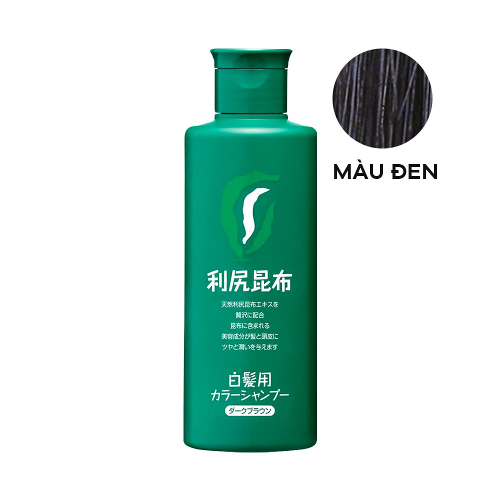 Dầu gội nhuộm tóc phủ bạc thảo dược Rishiri Color Shampoo 200ml