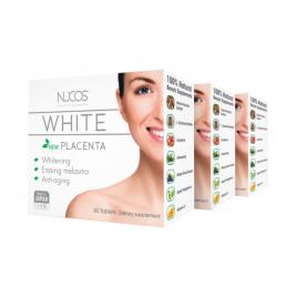 Combo 3 hộp viên uống trắng da, giảm nám Nucos White 60 viên
