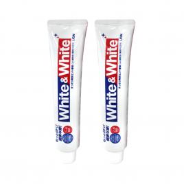 Combo 2 hộp kem đánh răng Lion White & White 150g