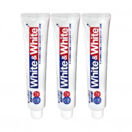 Combo 3 tuýp kem đánh răng Lion White & White 150g