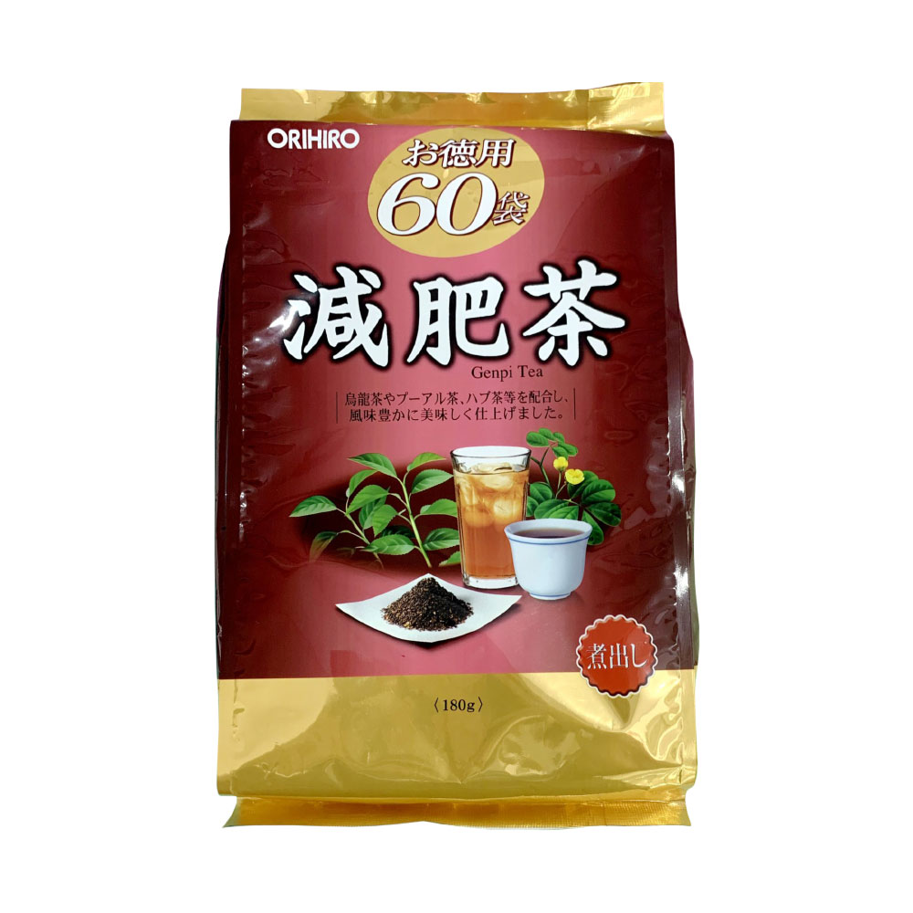 Trà giảm mỡ bụng Orihiro Genpi Tea 3g x 60 gói (Chính hãng)