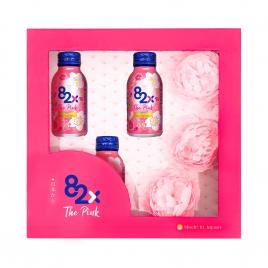 Hộp quà Hoa hồng Nước uống Collagen Mashiro 82x The Pink (Hộp 3 chai)