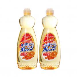 Combo 2 chai nước rửa chén diệt khuẩn tinh chất cam Mitsuei 600ml