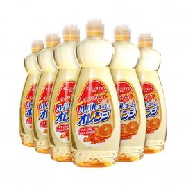 Combo 6 chai nước rửa chén diệt khuẩn tinh chất cam Mitsuei 600ml