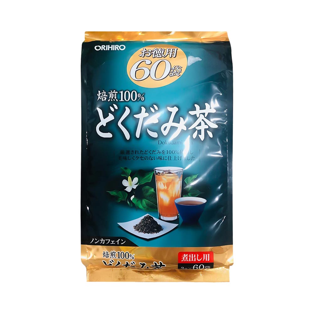 Trà diếp cá hỗ trợ thải độc Dokudami Orihiro 60 gói (Chính hãng)