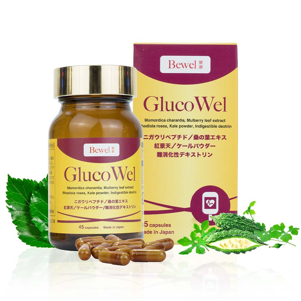 Viên uống hỗ trợ điều trị tiểu đường Waki Bewel Glucowel 45 viên