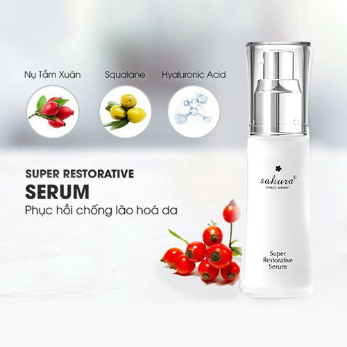 Serum chống lão hóa, phục hồi da Sakura Beauty Solution Super Restorative 30ml