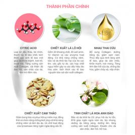 Mặt nạ trắng da Sakura 3D Whitening Collagen Mask 1 miếng