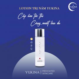 Nước hoa hồng hỗ trợ trị nám, tàn nhang Yukina Whitening Deep Treatment Lotion 150ml