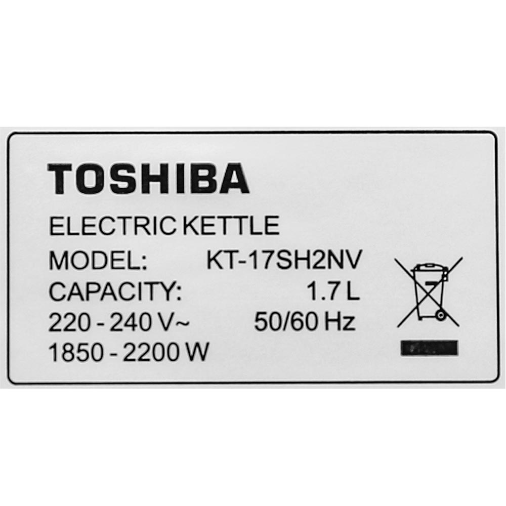 Bình đun siêu tốc Toshiba KT-17SH2NV 1.7 Lít