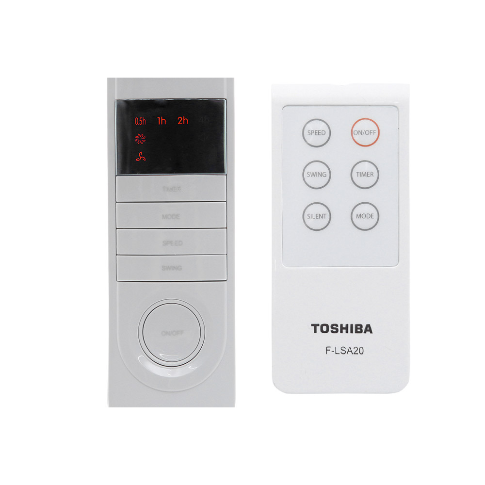 Quạt đứng Toshiba F-LSA20VN (Trắng/Xám)