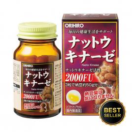Viên uống hỗ trợ điều trị tai biến Orihiro Nattokinase 2000FU 60 viên (Chính hãng)