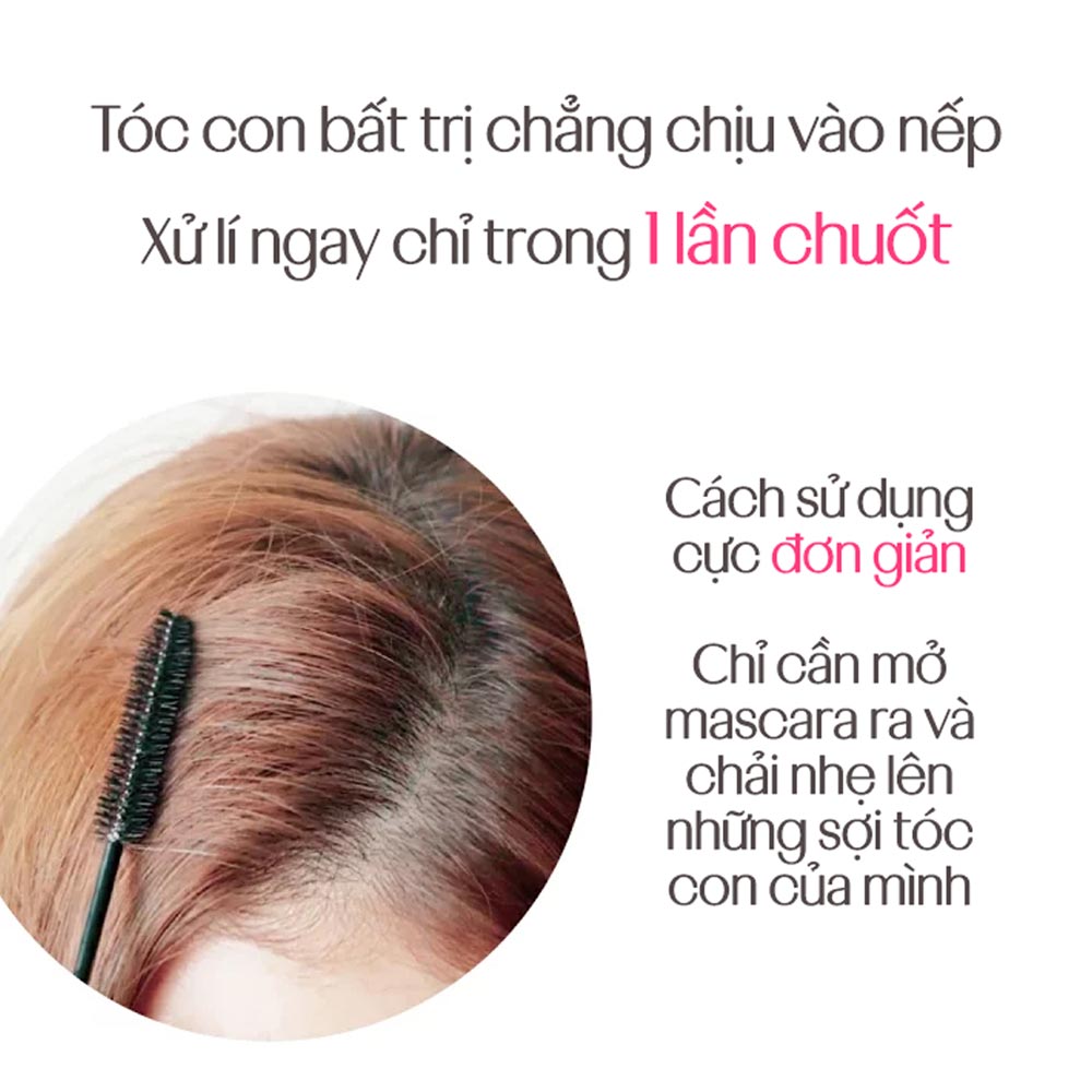 Chuốt tóc con hương nước hoa Plus Eau Point Keep 10ml (Màu hồng - Cọ ngắn)/(Màu xanh-Cọ dài)