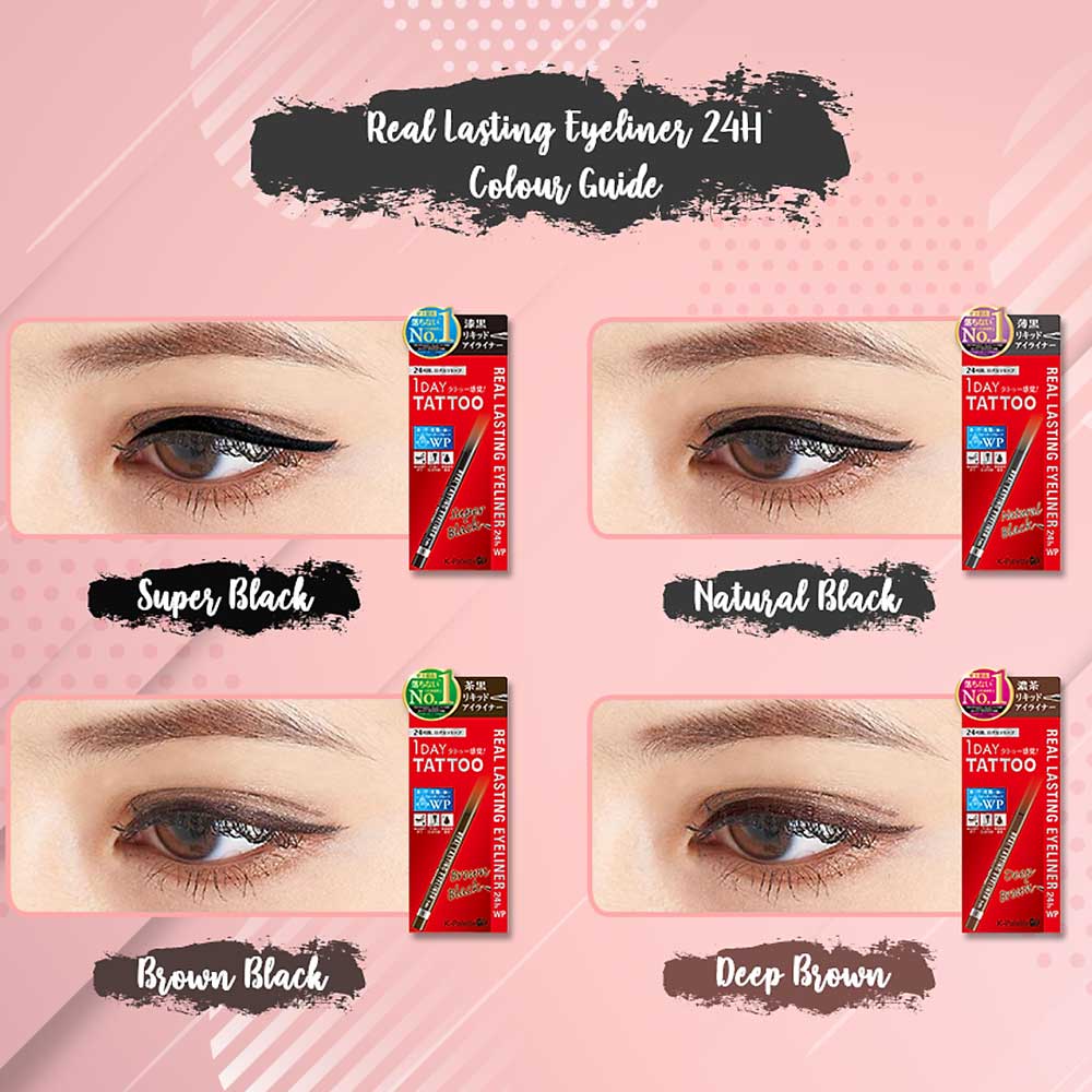 Bút kẻ mắt chống nước K-Palette Real Lasting Eyeliner 24hWP 0.6ml