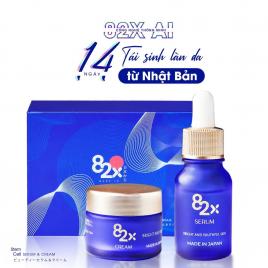 Bộ Đôi Tái Sinh Làn Da 82X AI Stem Cell Serum & Cream 