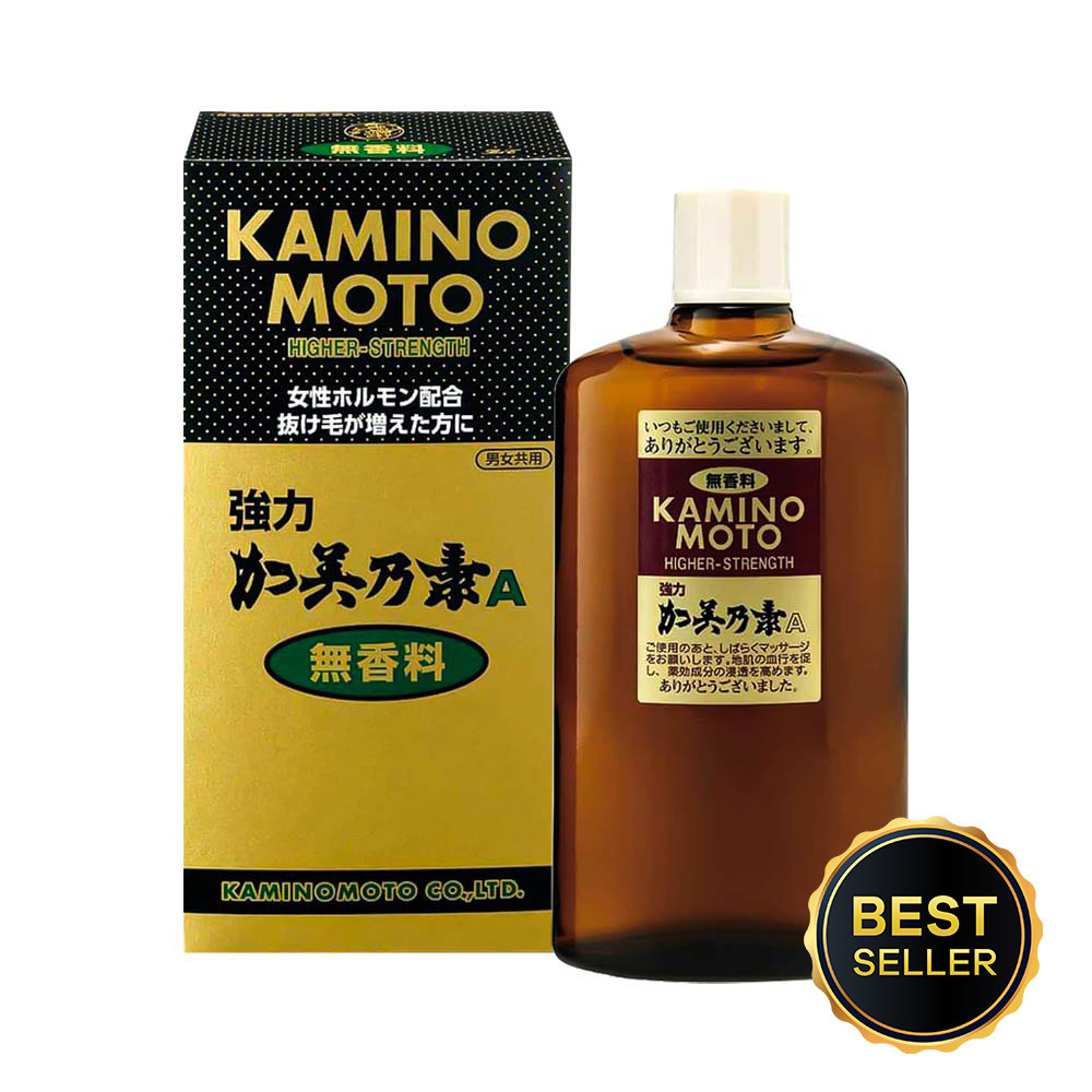  Serum hỗ trợ mọc tóc Kaminomoto 200ml Vàng/Xanh