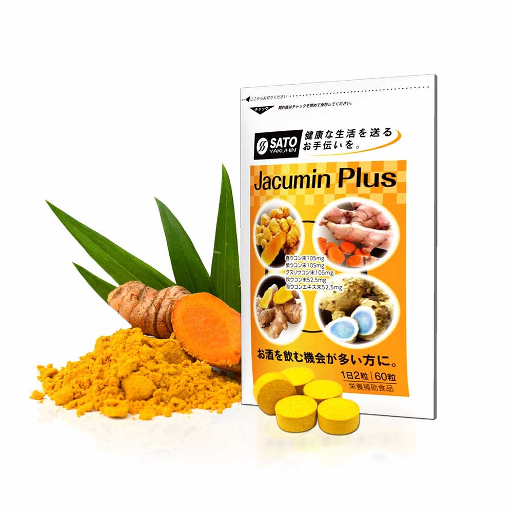 Liver-boosting turmeric pills Sato Jacumin Plus 60 pills