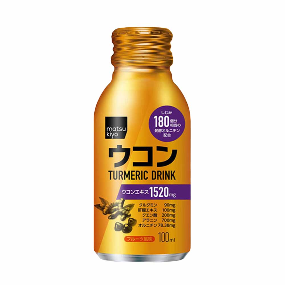 Nước uống tinh chất nghệ bổ gan Matsukiyo Turmeric (Lốc 6 chai x 100ml)