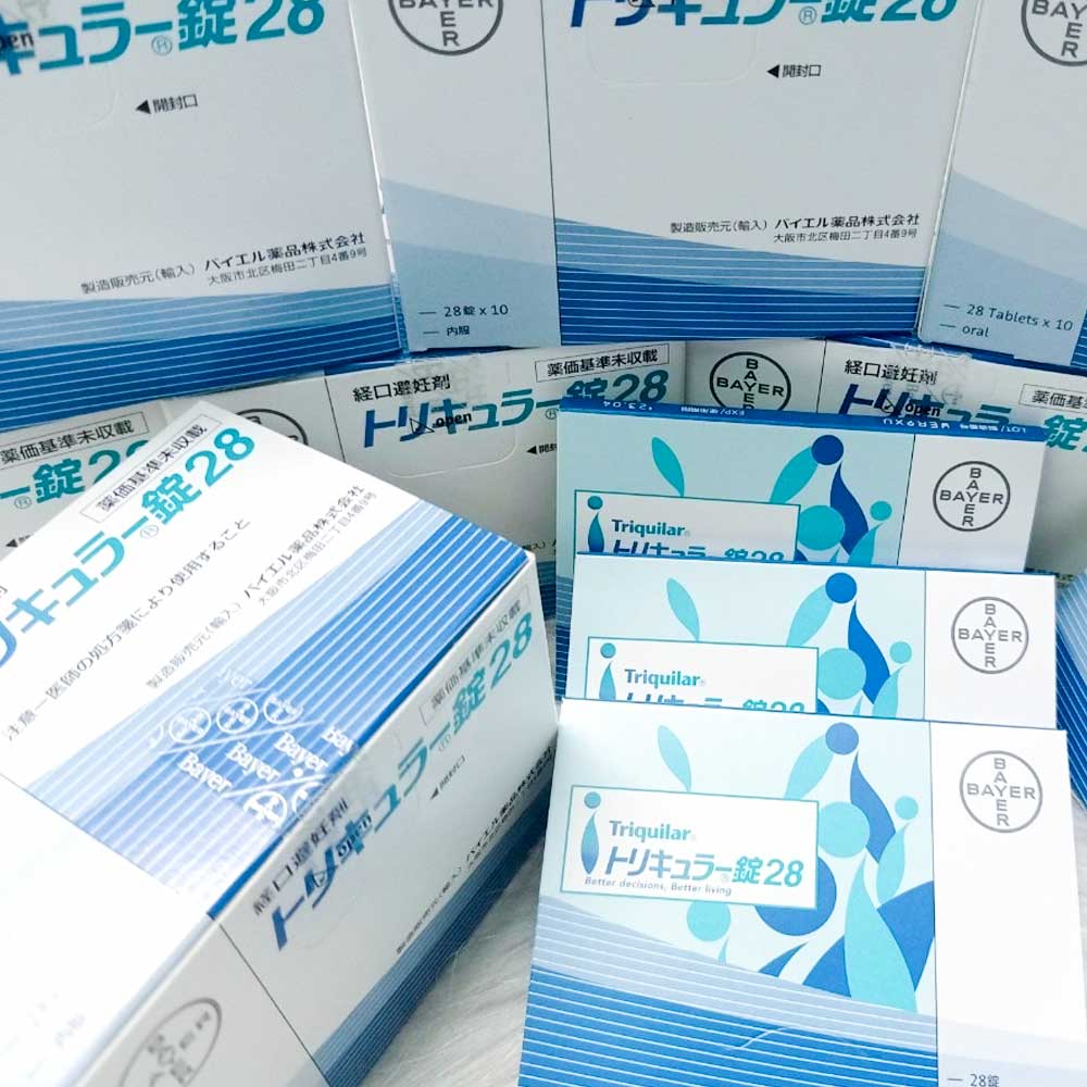 Viên uống ngừa thai Bayer Triquilar Nhật Bản 28 viên