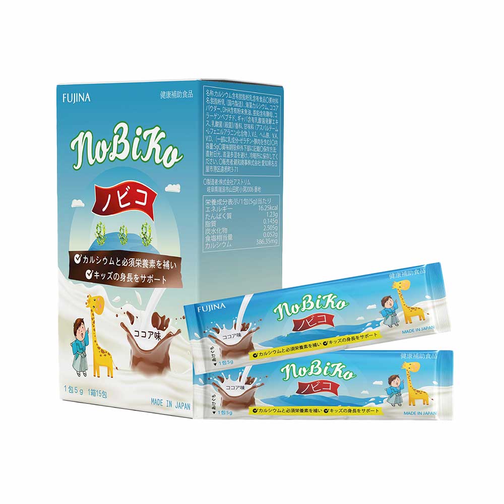 Combo 2 hộp Sữa tăng chiều cao Nobiko Nhật Bản (1 Hộp 15 gói)