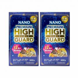 Combo 2 hộp viên uống bổ phổi Nichiei Bussan Nano Premium High Guard 300 viên (Nội địa)